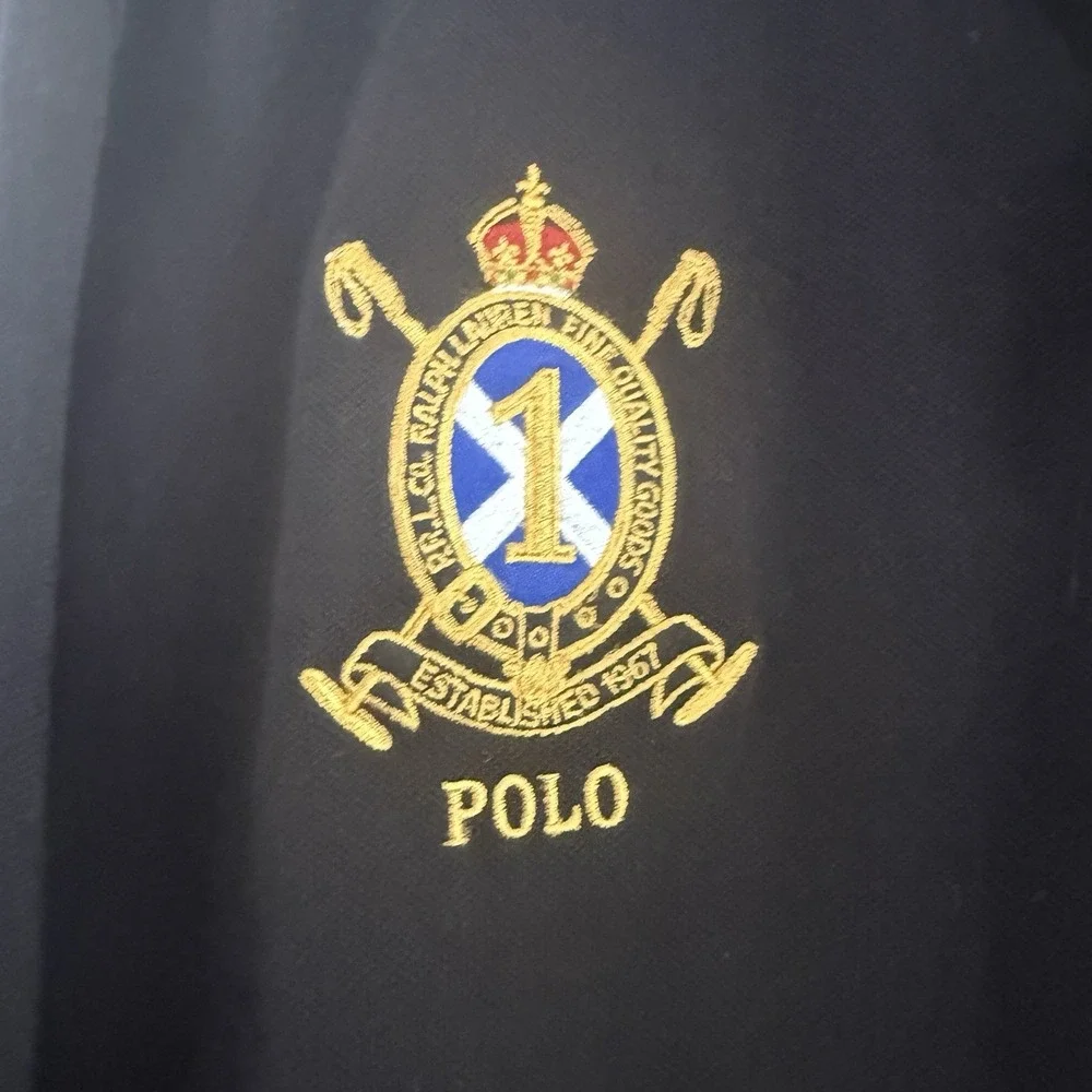 Polo Ralph Lauren Black 2XLT Big Pony 1 Short Sleeve Shirt New Tags Old Money